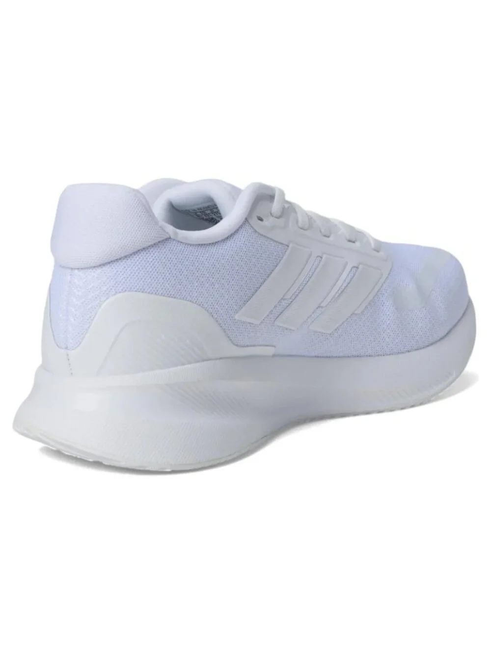 Adidas Run Falcon 5 Running Shoes Triple White-Cloud White Mens Size 10 NIB